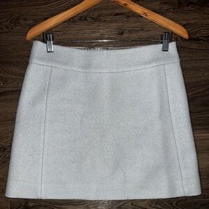 Miu Miu Women’s Baby Blue Wool Skirt Size 42/M
